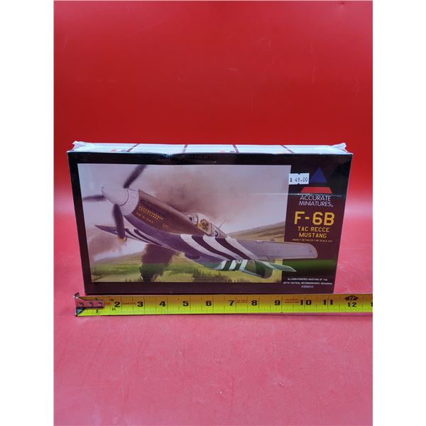 Sealed Accurate Miniatures F-6B Mustang Highly Detailed 1:48 Scale