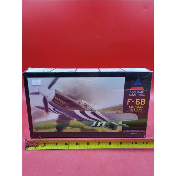 Sealed Accurate Miniatures F-6B Mustang Highly Detailed 1:48 Scale