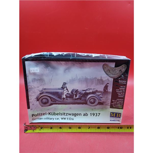 Sealed Master Box German Military Car WWII 1937