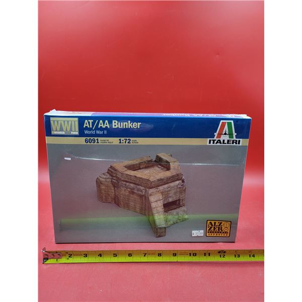Sealed Italeri WWII AT/AA Bunker 6091 1:72 Scale