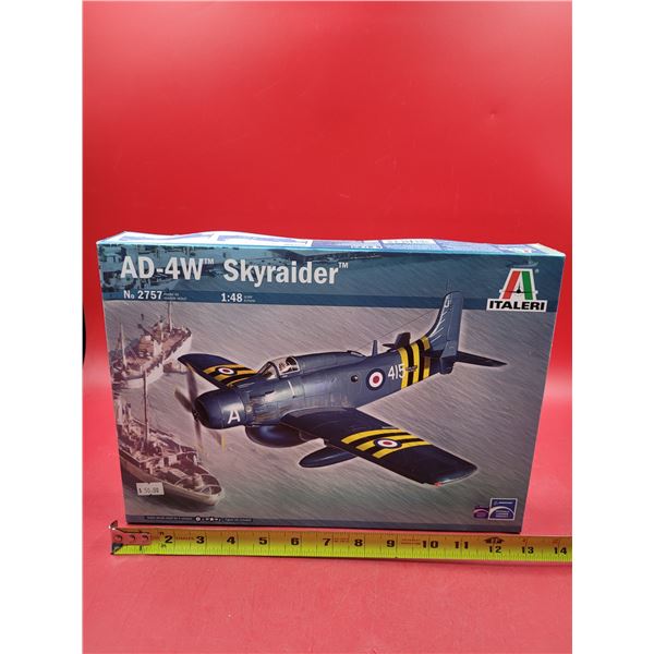 Unbuilt Italeri AD-4W Skyraider No.2757 1:48 Scale