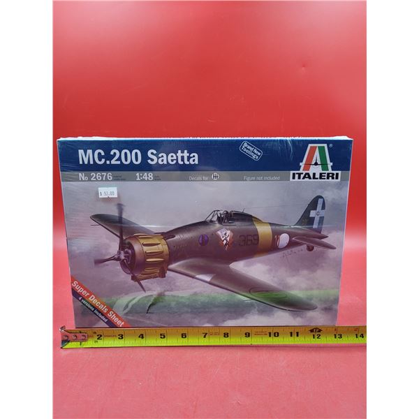 Sealed Italeri MC.200 Saetta No 2676 1:48 Scale