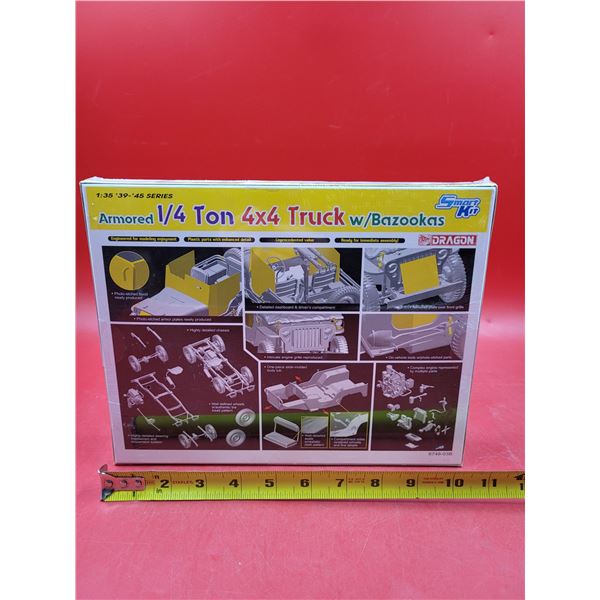 Sealed Dragon Armored 1/4 Ton 4x4 Truck w/ Bazookas 1:35 Scale