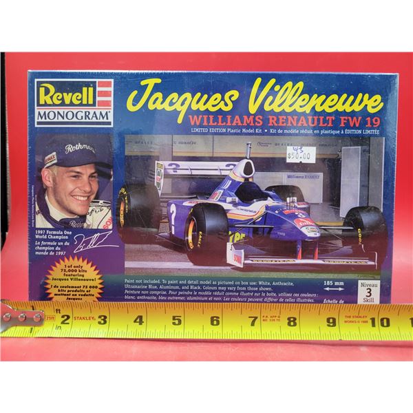Sealed Revell Monogram Jacques Villeneuve Williams Renault FW 19