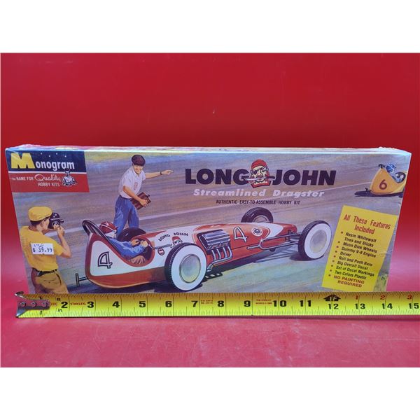 Sealed Monogram Long John Streamlined Dragster