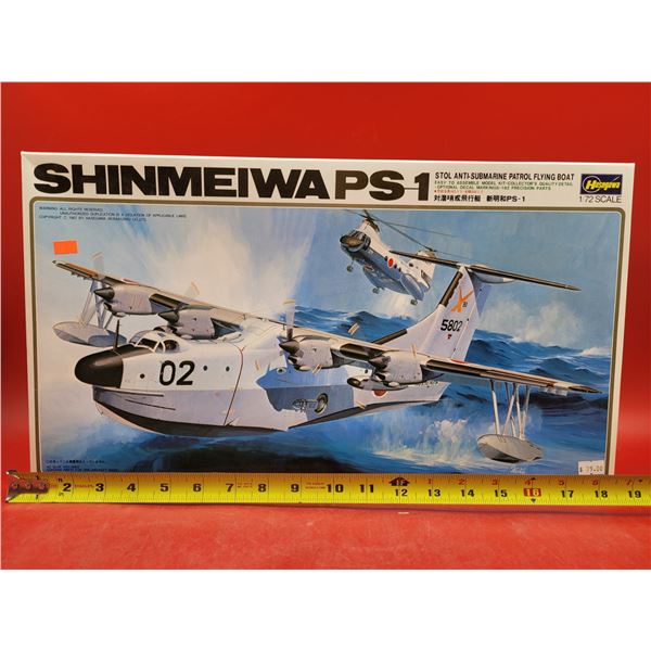 Unbuilt Hasegawa Shinmeiwa PS-1 Anti-submarine Patrol Flying Boat 1:72 Scale