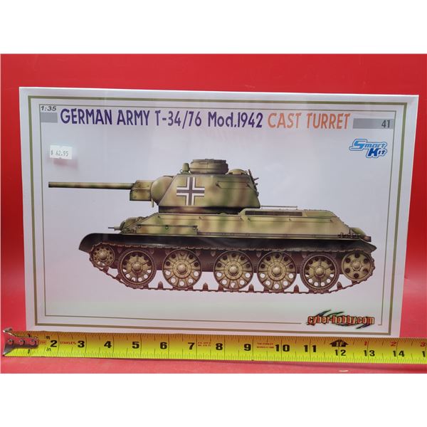 Sealed Cyber Hobby Germany Army T-34/76 Mod.1942 Cast Turret 1:35 Scale