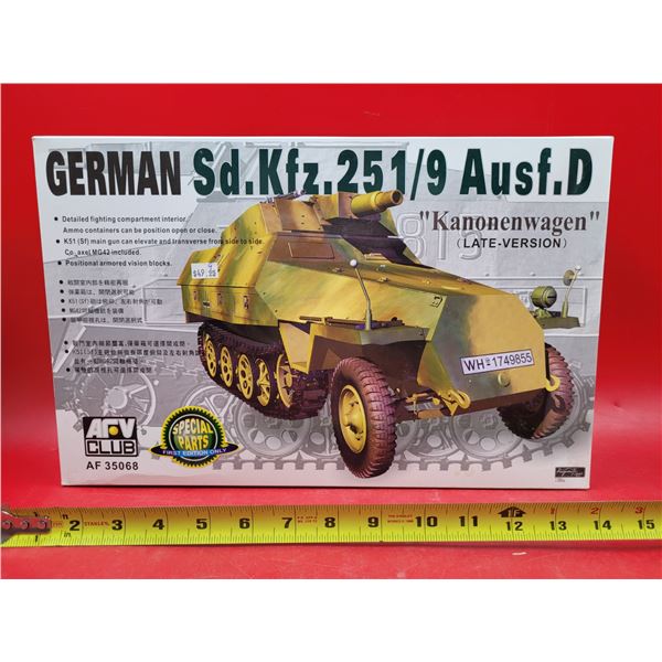 Unbuilt ARV Club German Sd.Kfz.251/9 Ausf.D