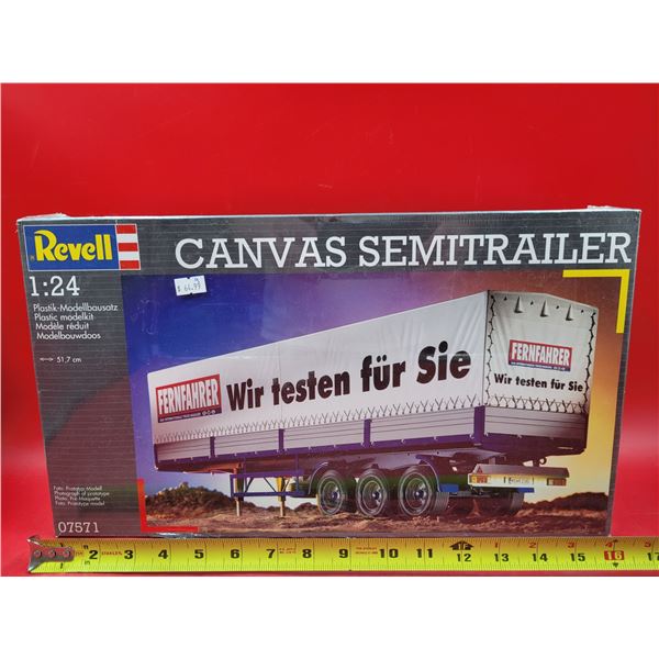 Sealed Revell Canvas Semitrailer 1:24 Scale
