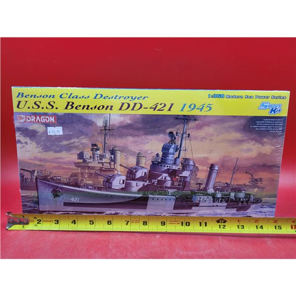 Sealed Dragon USS Benson DD-421 1945 1:350 Scale