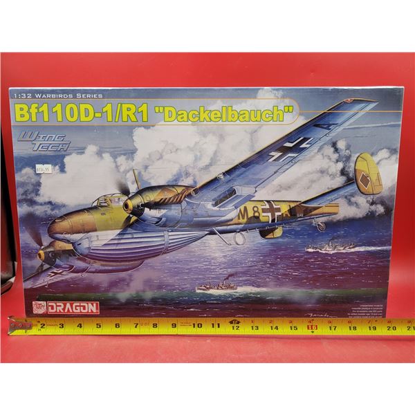Unbuilt Dragon Bf110D-1/R1 "Dackelbauch" 1:32 Scale Model Kit