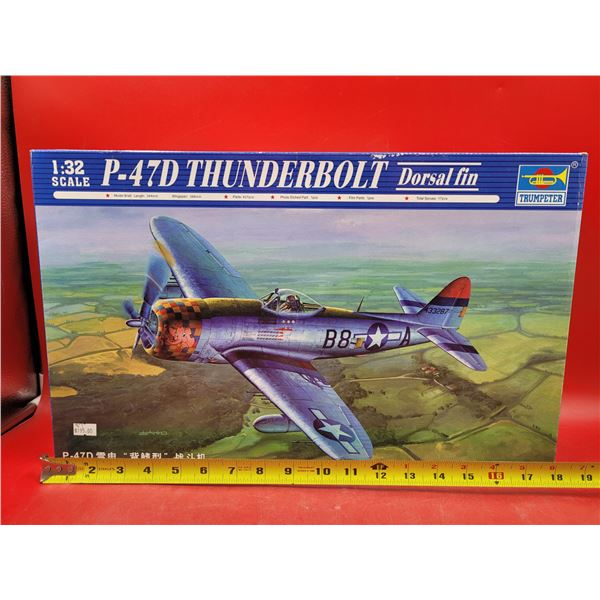Unbuilt Trumpeter P-47D Thunderbolt Dorsal Fin 1:32 Scale Model Kit