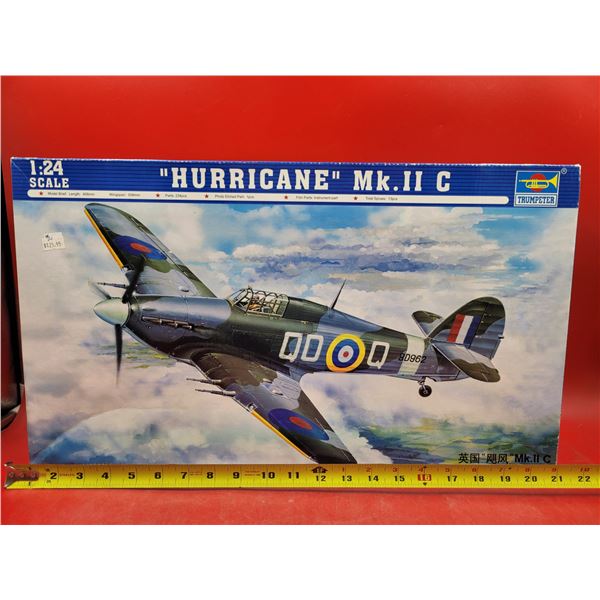 Unbuilt Trumpeter "Hurricane" Mk. II C 1:24 Scale Model Kit
