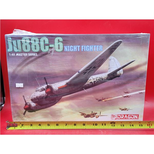Sealed Dragon Ju88C-6 Night Fighter 1:48 Scale Model Kit