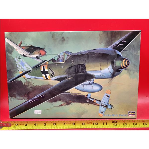 Unbuilt Hasegawa Focke-Wulf Fw190 Model Kit
