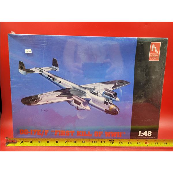 Sealed Hobby Craft D0-17E "First Kill of WWII" 1:48 Scale Model Kit