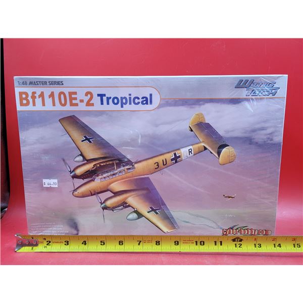 Sealed Cyber Hobby Bf110E-2 Tropical 1:48 Scale Model Kit