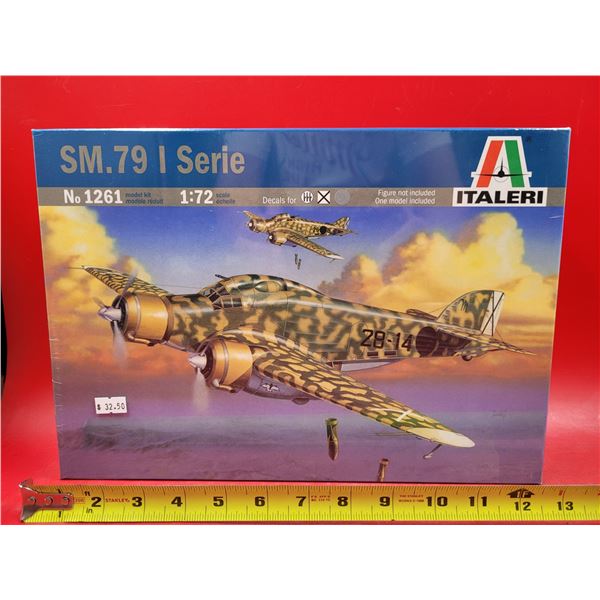 Sealed Italeri SM.79 I Series 1:72 Scale Model Kit