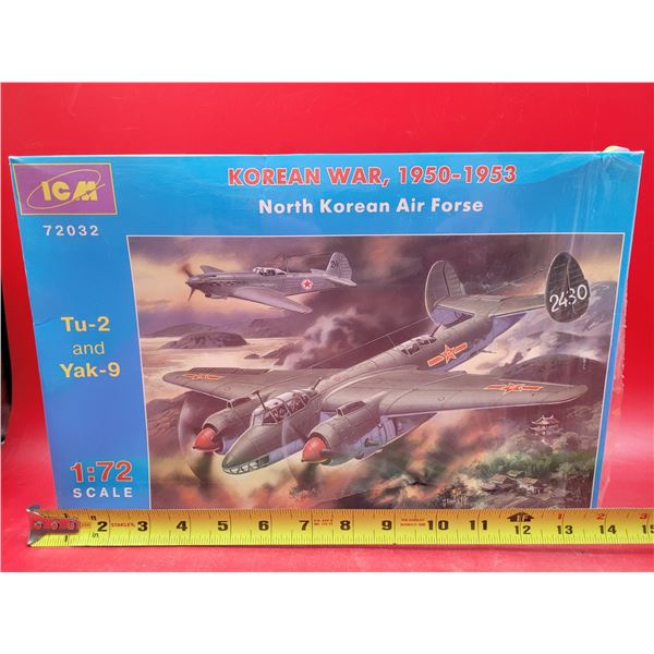 Sealed ICM Korean War 1950-1953 North Korean Air Force 1:72 Scale Model Kit