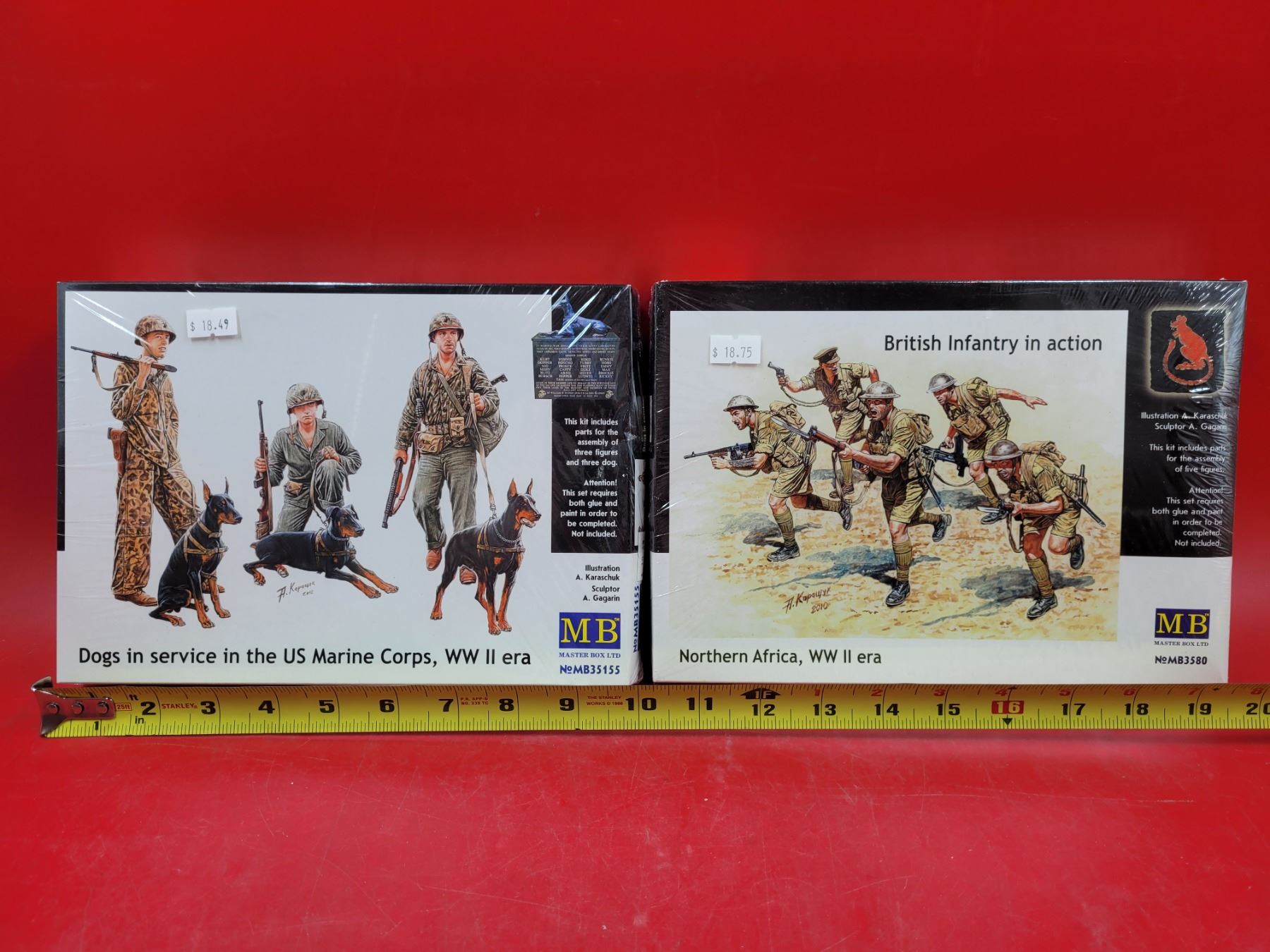 2 Sealed Master Box Model Kits (Service Dogs in US Marine Corps ...