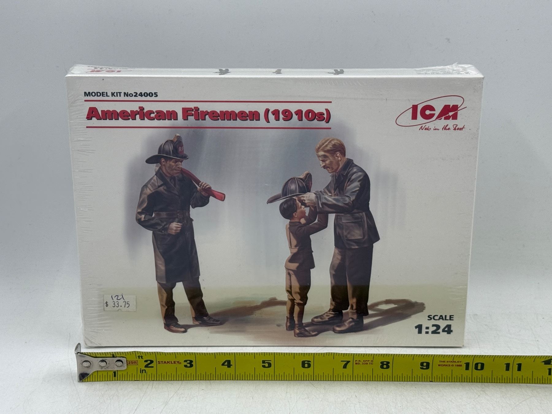 Sealed ICM American Firemen 1910's 1:24 Scale