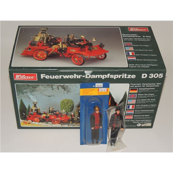 #41 Wilesco German Steam Toy D 305 Fire Truck