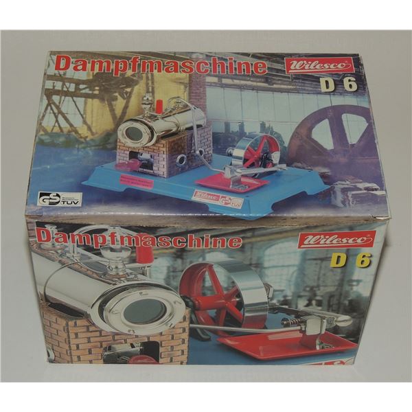 #46 Wilesco D 6 Dampfmaschine Steam Engine Toy