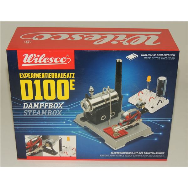 #47 Wilesco D100E Experimentierbausatz Steambox