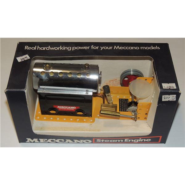 #52 Meccano Steam Engine Boxed 1970's Toy