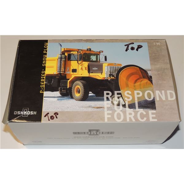 #53 Oshkosh P-Series Snow Plow 1:50 Diecast Boxed