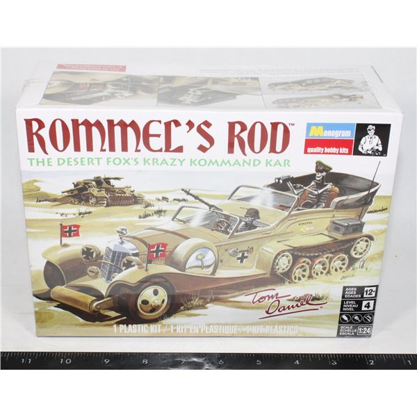 #68 Monogram 1:24 Model Kit Rommel's Rod Kar