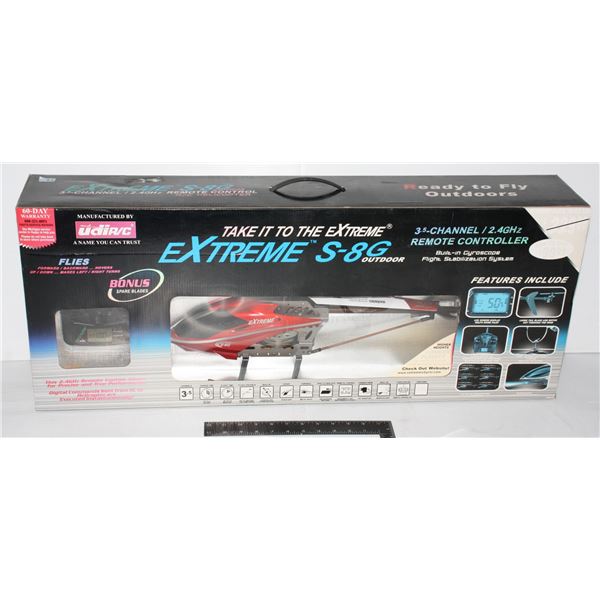 #84  Extreme S-8G Outdoor RC Helicopter Boxed