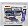 Image 1 : #85 UH-1 Huey Police Helicopter RC Toy w/ Box