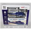 Image 2 : #85 UH-1 Huey Police Helicopter RC Toy w/ Box