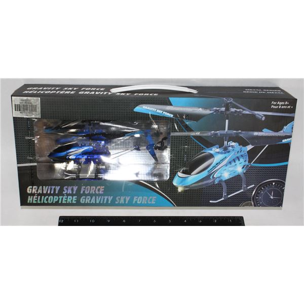 #87 Gravity Sky Force  Helicopter RC Toy w/ Box