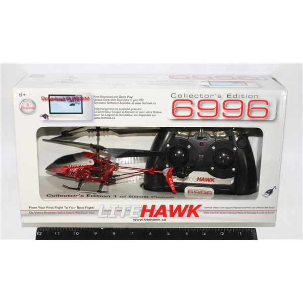 #88 Litehawk 6996 RC Helicopter Toy w/ Box