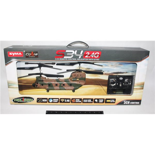 #95 S34 2.4G Remote Control Helicopter Gyro Boxed