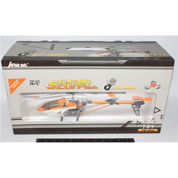 #99 Attop Toys 3CH RC Golden Scorpion Helicopter