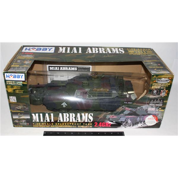 #105 Hobby Engine M1A1 ABRANS US Tank RC Toy