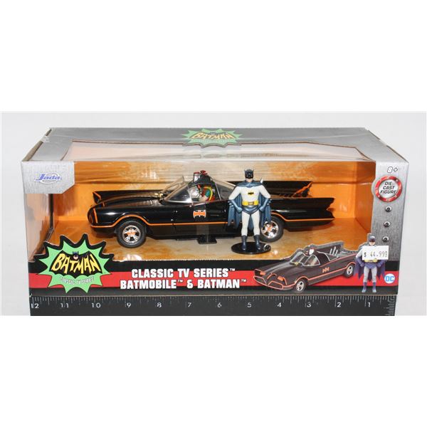 #141 Diecast Classic TV Series Batmobile & Batman