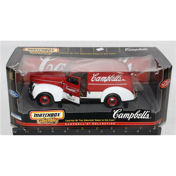 #152 Matchbox Campbell's Soup 1940 Ford Sedan