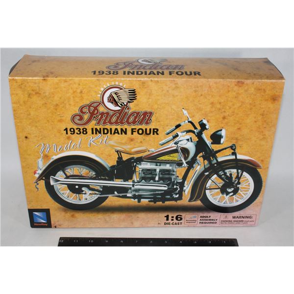 #166 1:6 Diecast 1938 Indian Four Motorcycle