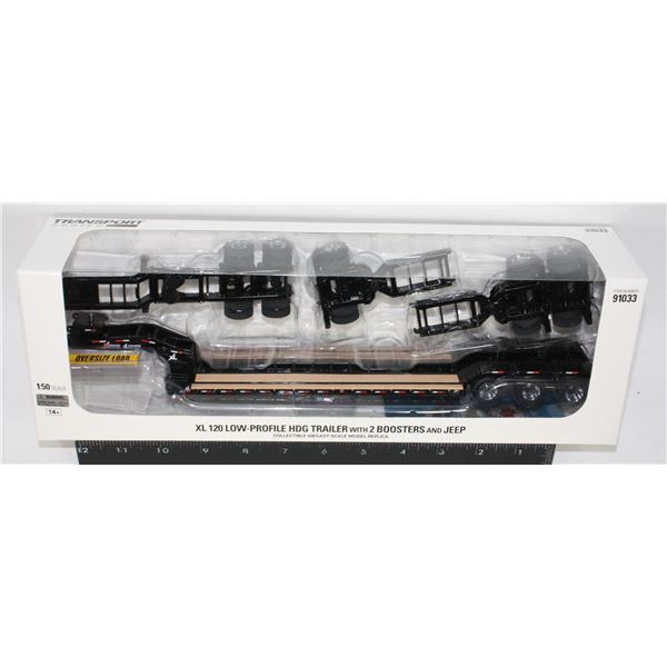 #178 1:50 Trailer with 2 Boosters + Jeep Diecast