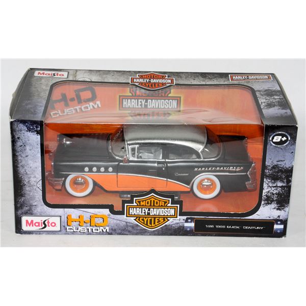 #185 1:26 Harley-Davidson 1955 Buick Century