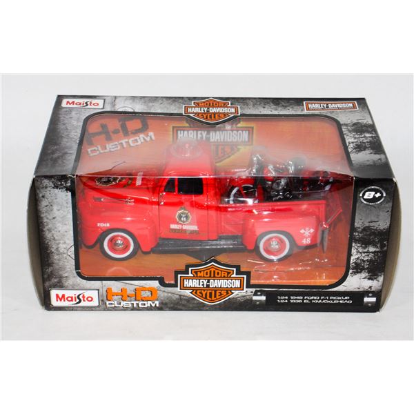 #188 1:24 Harley-Davidson 1948 Ford F-1 Pickup