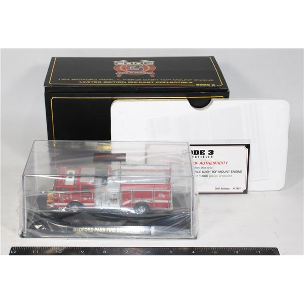 #194 1:64 Diecast Bedford Park  Fire Truck