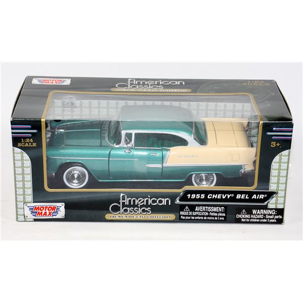 #204 1:24 Diecast 1955 Chevy Bel Air