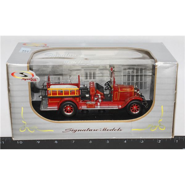#245 Diecast Fire Engine Fire Truck Boxed