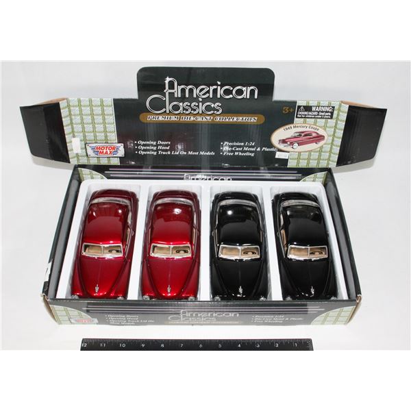 #267 1949 Mercury Coupe Store Display Lot of 4