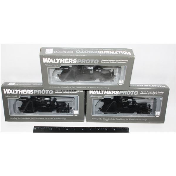 #393  HO Scale Walthers Jordan Spreader Lot of 3